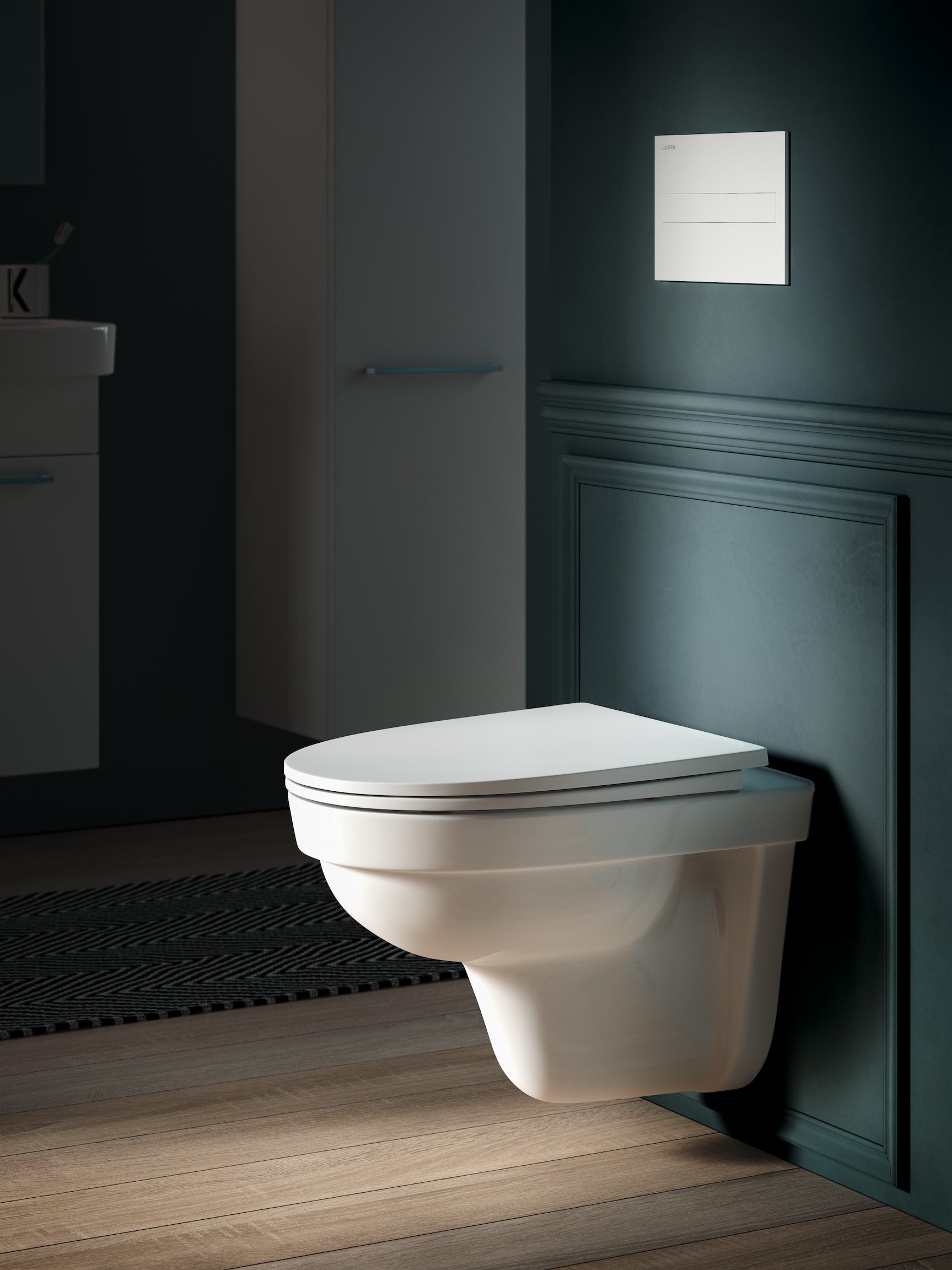 Laufen Kompas toiletsæde med quick-release og softclose hvid