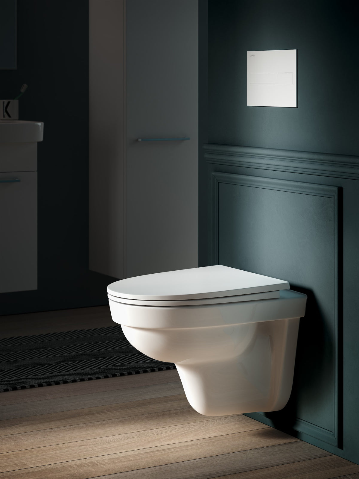 Laufen Kompas toiletsæde med quick-release og softclose hvid