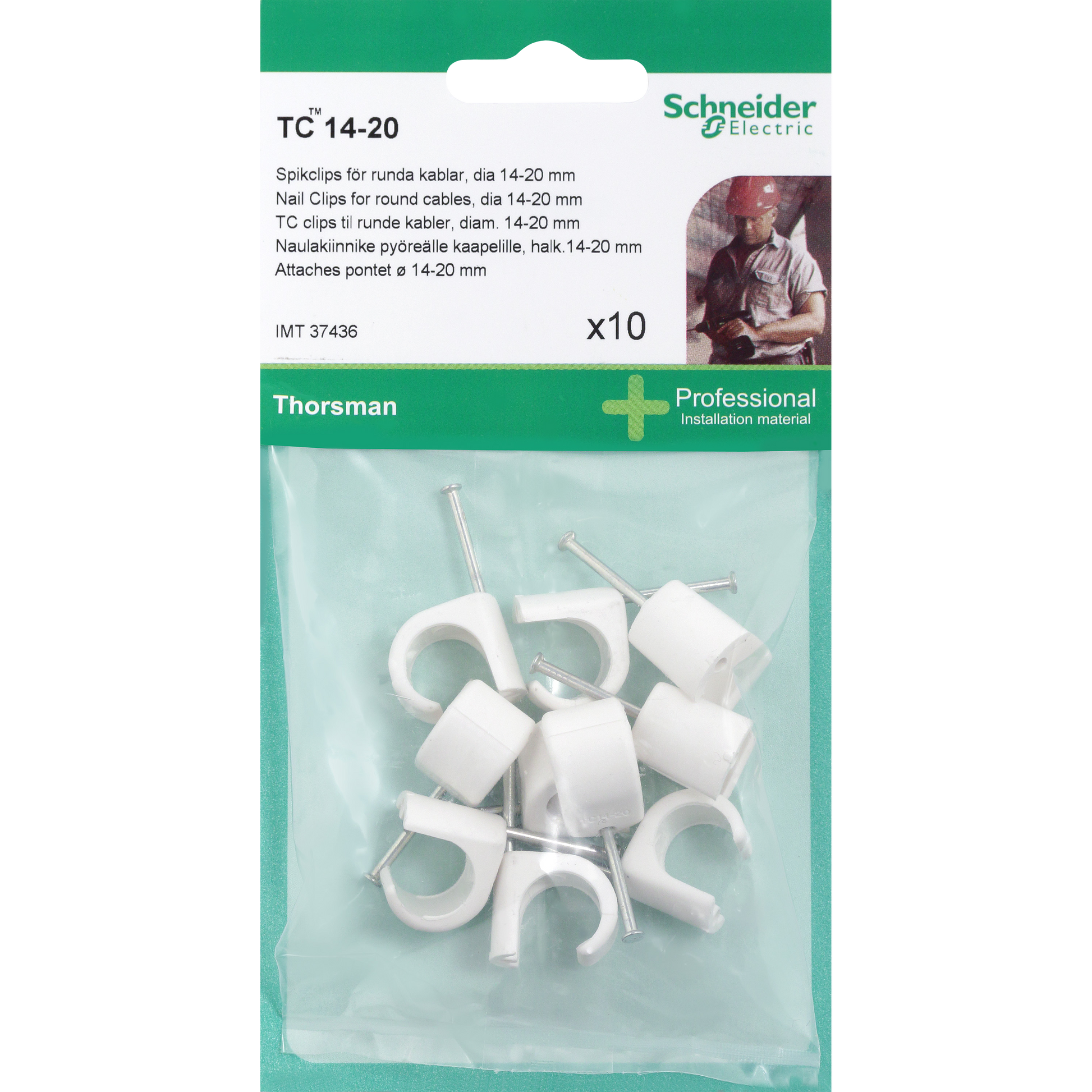 BLIST CLIPS TC 14-20 2,0X35 HVID 10 STK
