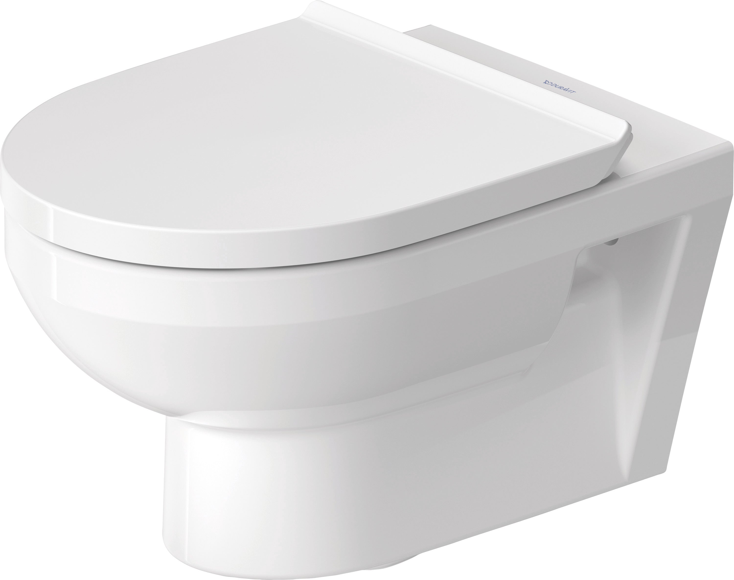 DuraStyle Basic vægtoilet åben skylle-rand og SoftClose sæde
