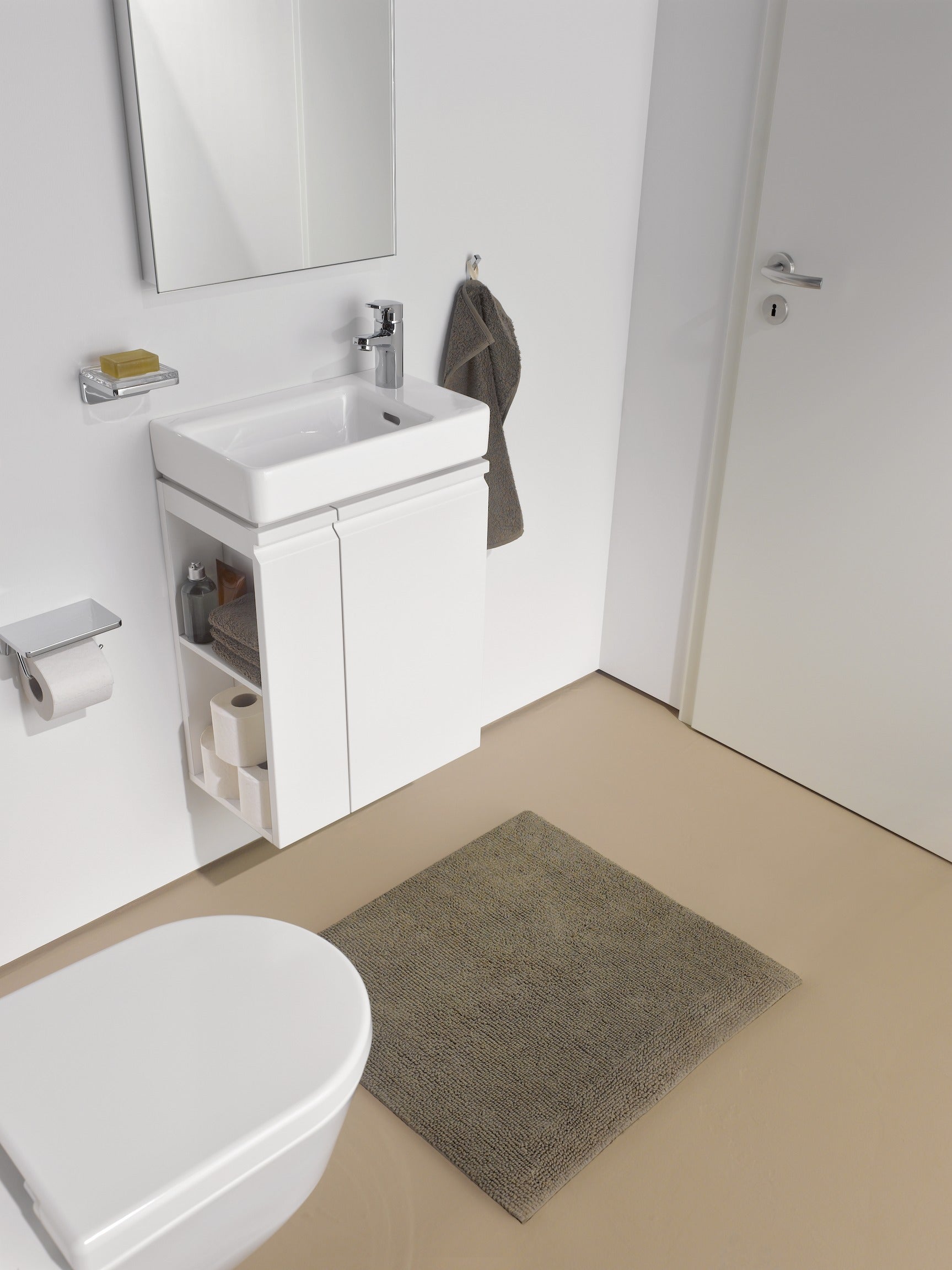Laufen Pro håndvask 48 x 28 cm med hanehul til højre, hvid