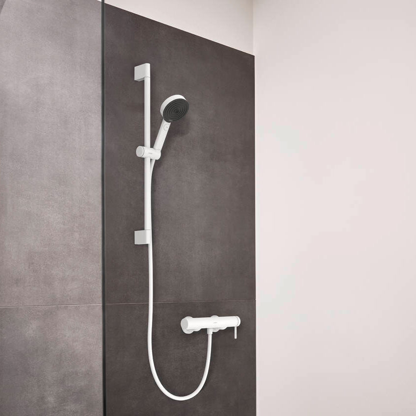 hansgrohe Finoris brusearmatur cc150mm 2 hul mat hvid