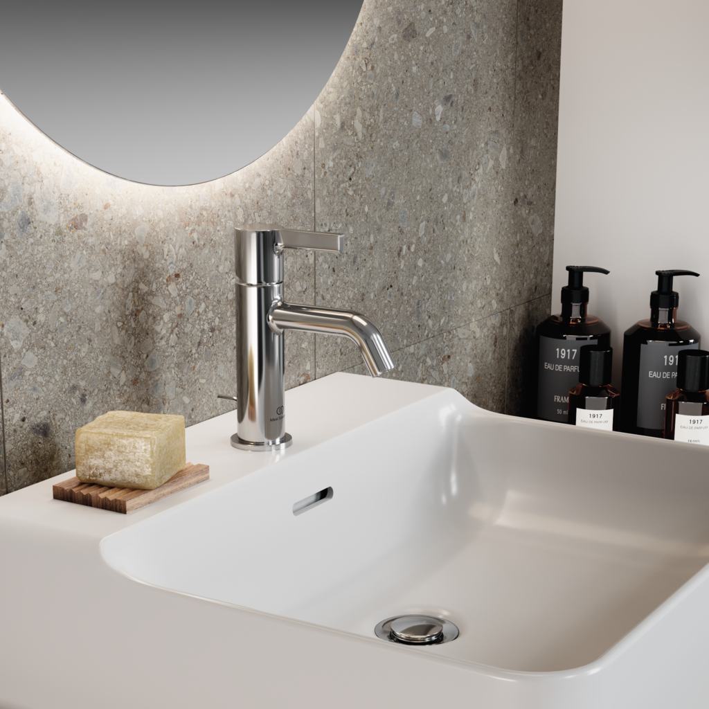 Ideal Standard Joy Håndvaskarmatur H70 krom med bundventil