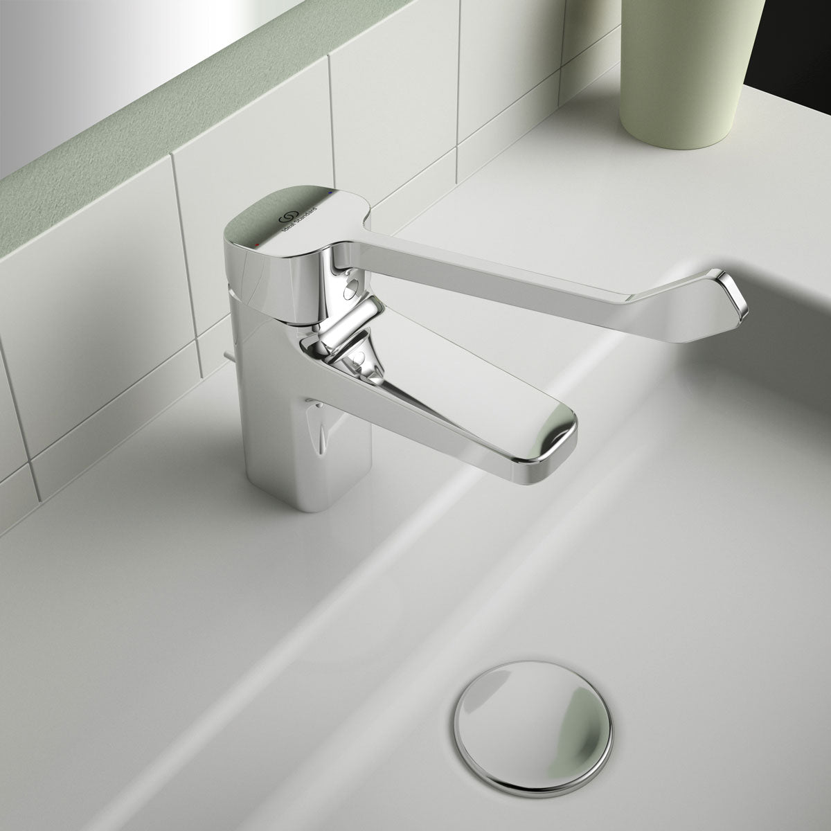 Ideal Standard Ceraplan Care Håndvaskarmatur H75 træk-op