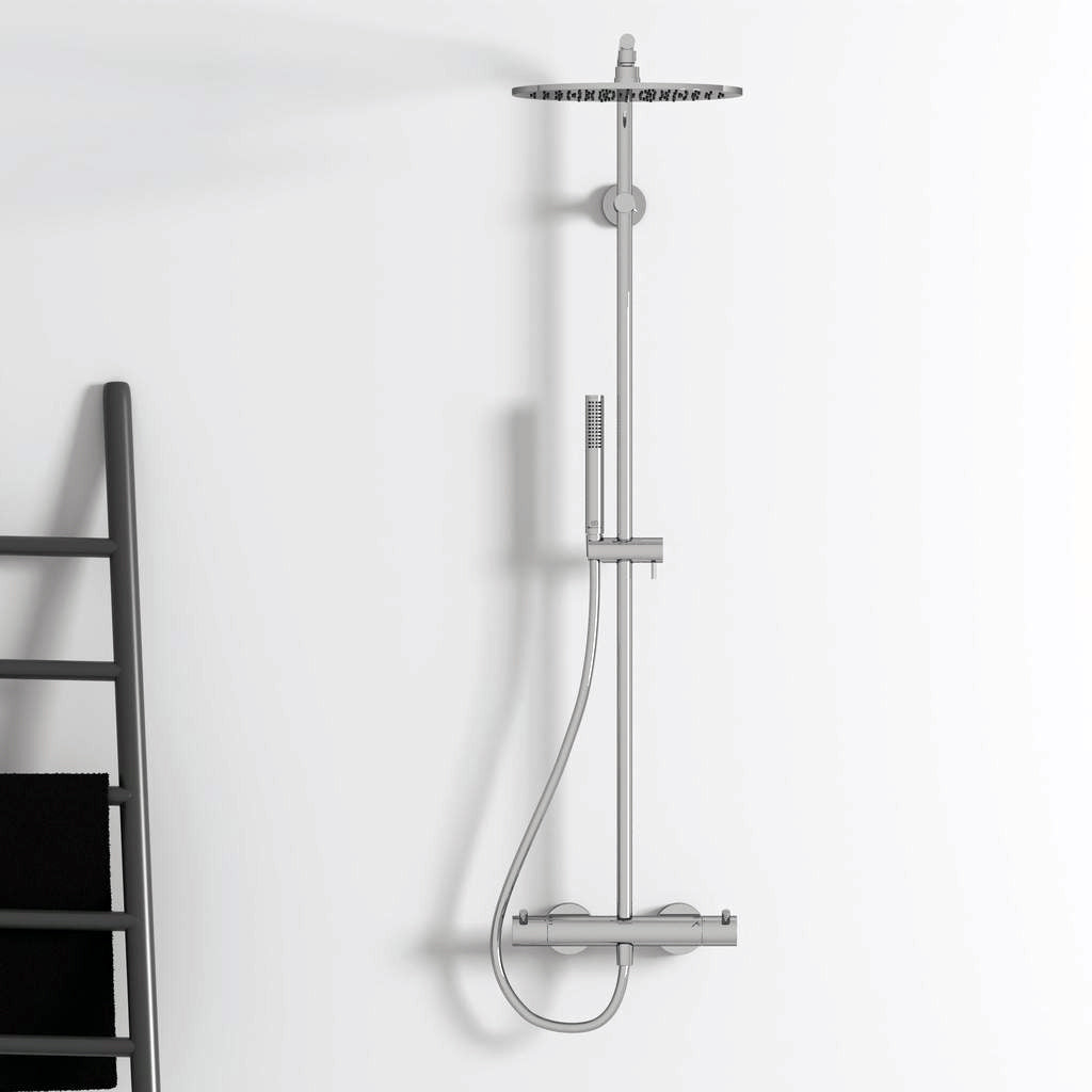Ideal Standard Idealrain luxe T125 brusesystem med termostat, krom