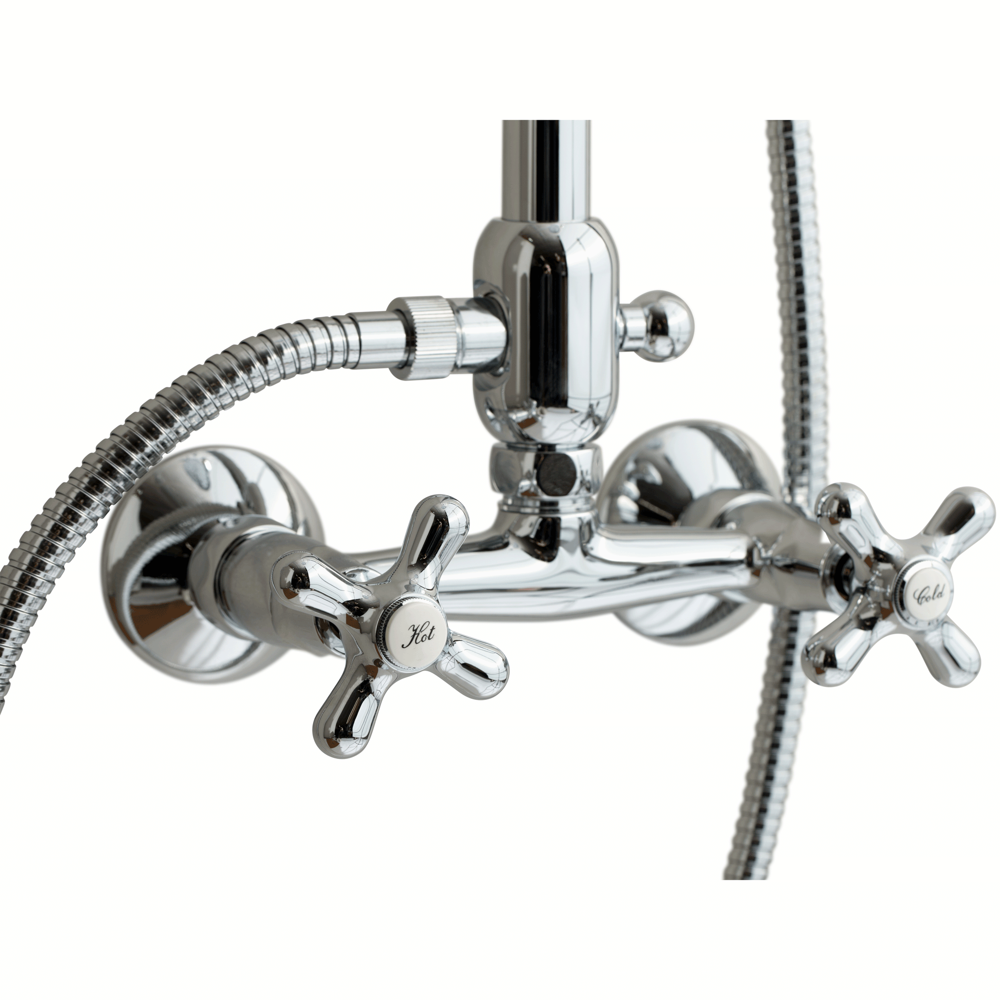 Lavabo Retro komplet 2-grebs brusesæt krom