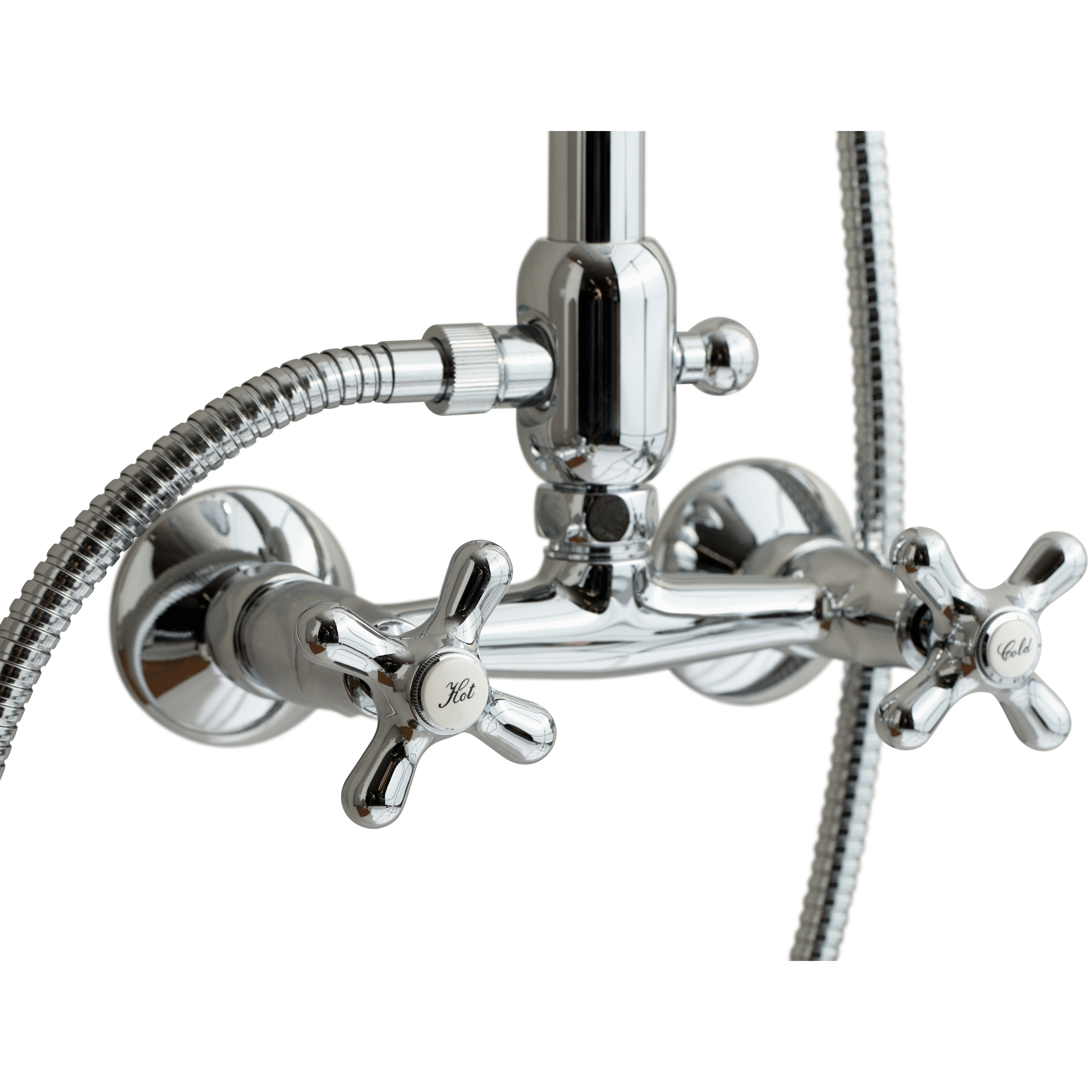 Lavabo Retro komplet 2-grebs brusesæt krom