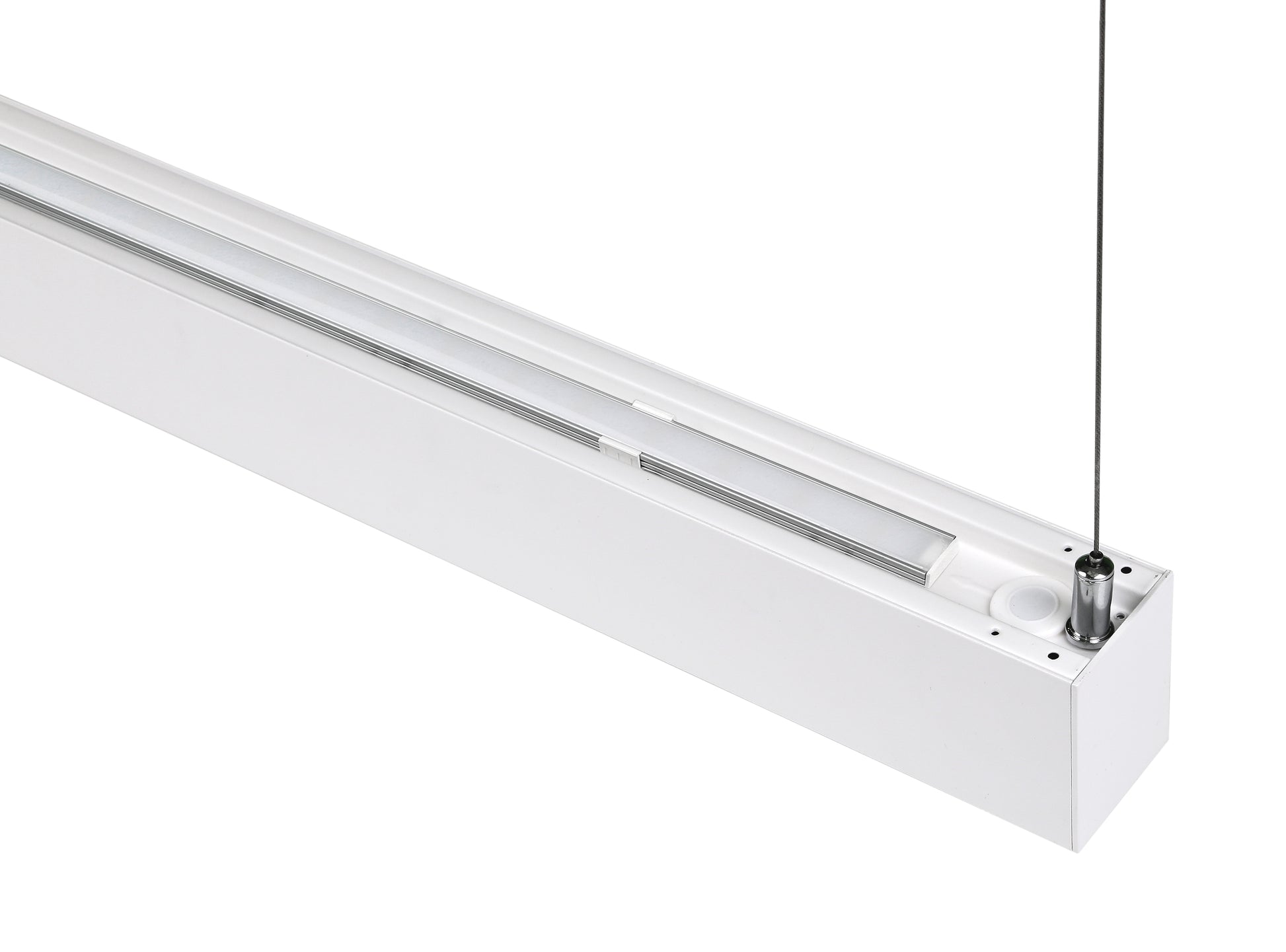 Dallas 60W 830-840 1500mm dali/push dim hvid op/ned m/alu refl.