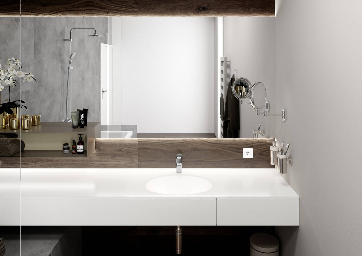Hansgrohe Vernis Shape 100 håndvaskarmatur med løft-op BV, krom
