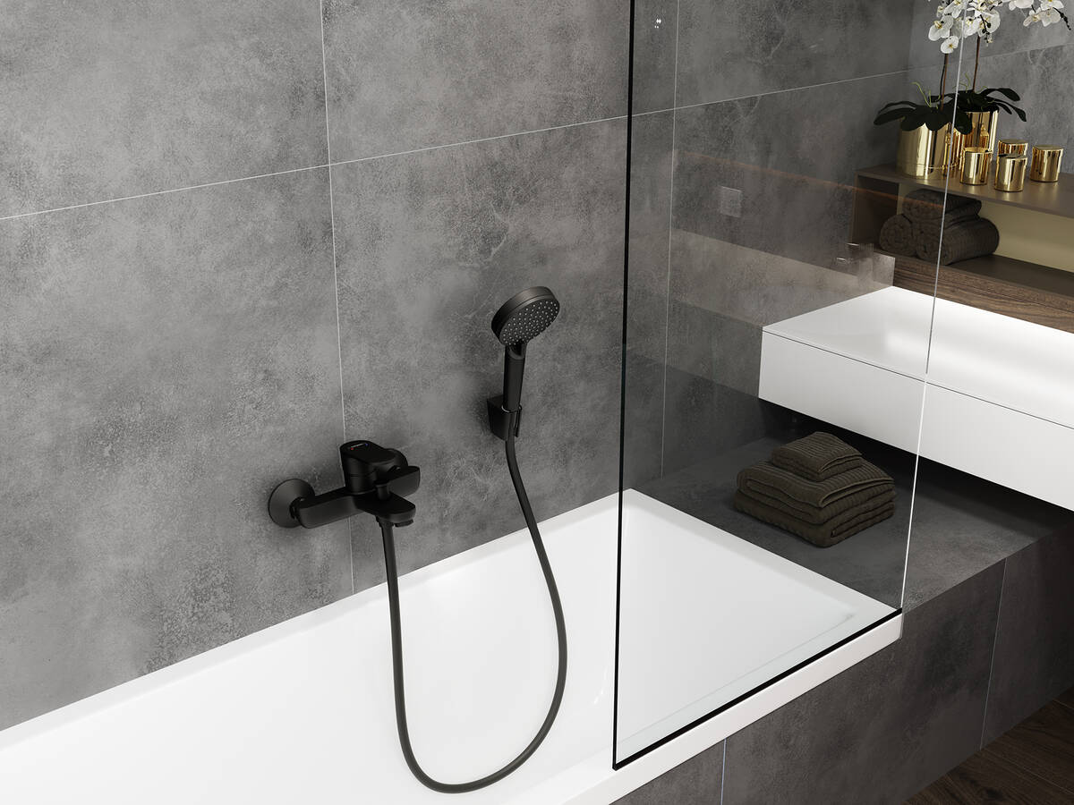 Hansgrohe Vernis Blend håndbruser Vario EcoSmart, mat sort