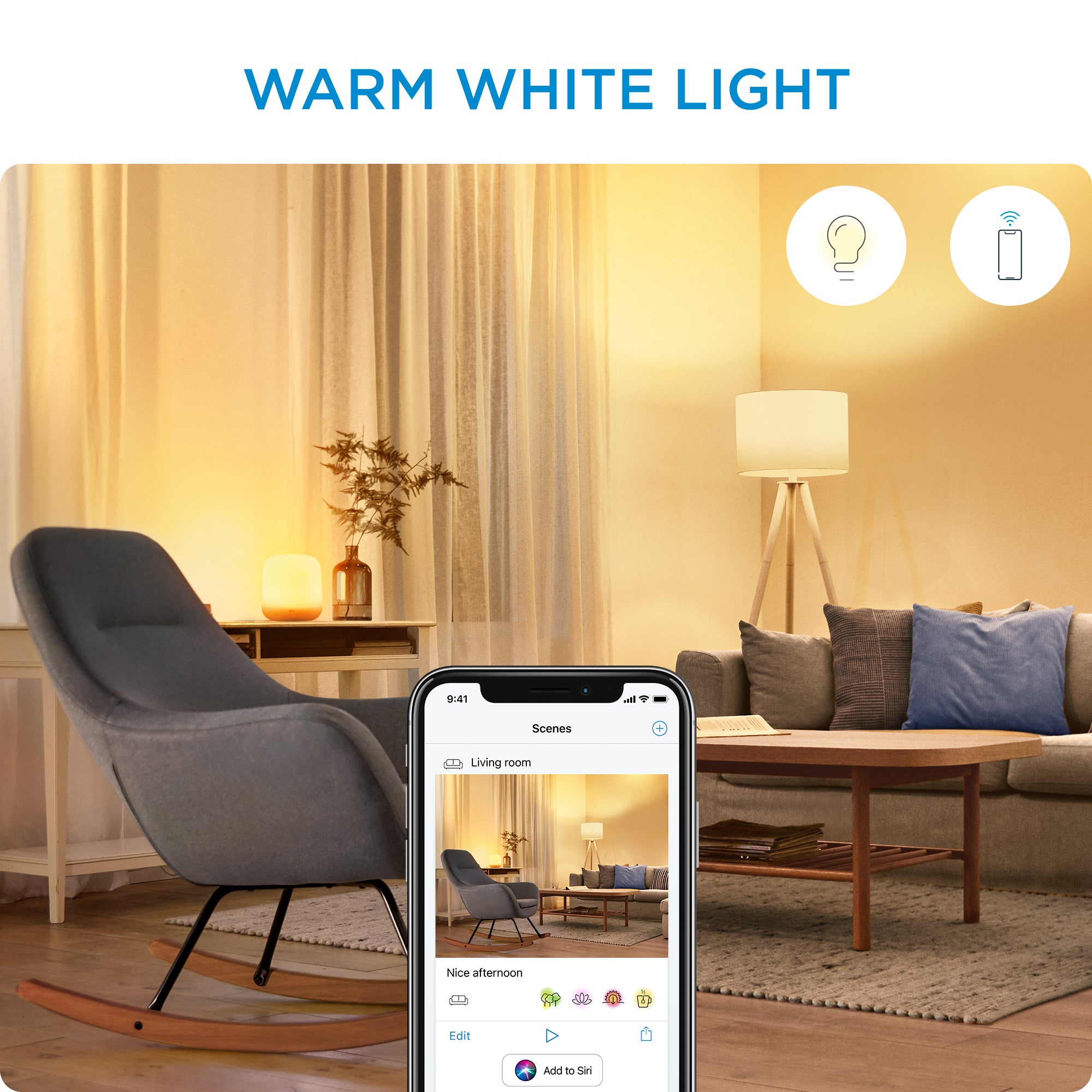 WIZ WI-FI BLE 40W C37 E14 922-65 RGB 2PF