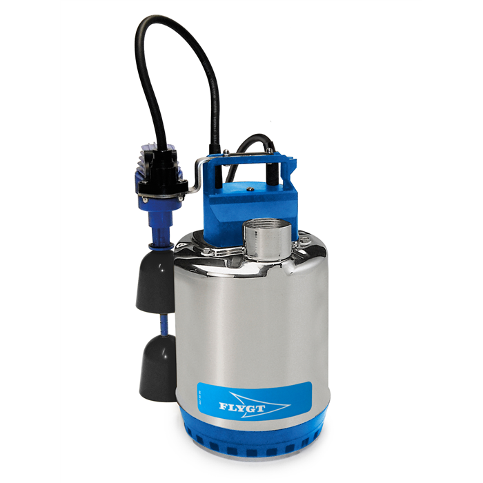 Flygt pumpe SXM 3 GW med 1.1/4" muffe og 10 m kabel, 230 V