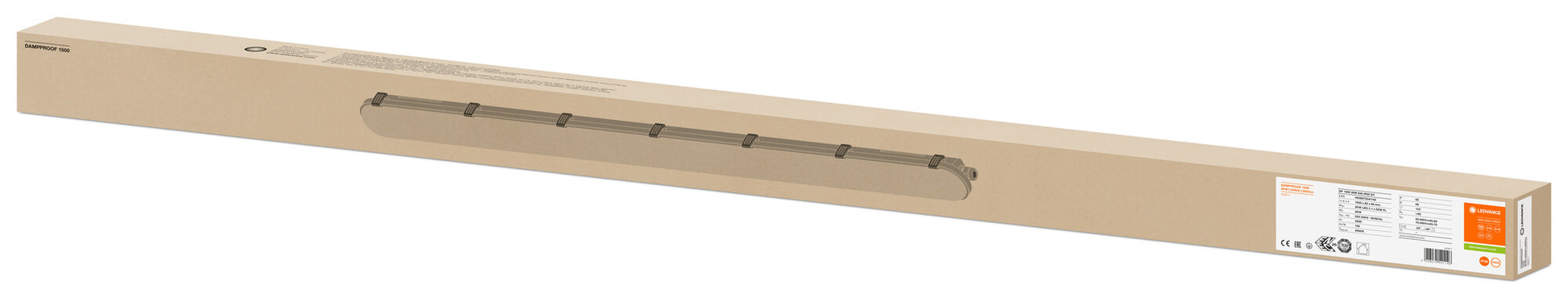DAMP PROOF PFM 26W/3500LM/4000K 1500MM