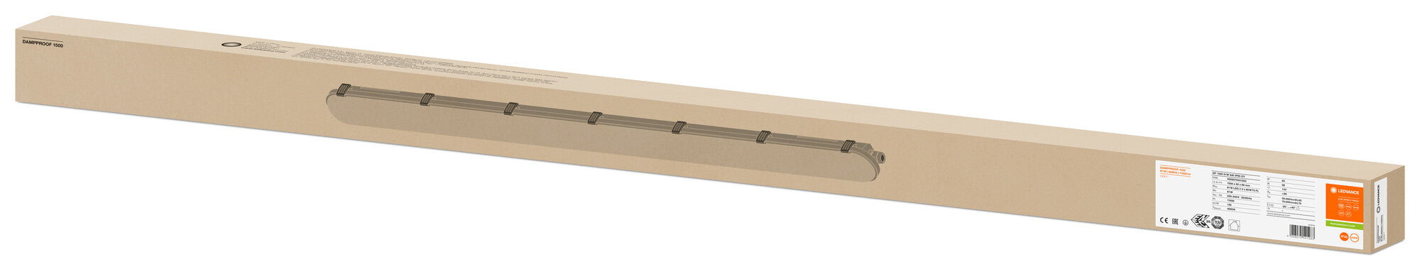 DAMP PROOF PFM 81W/11000LM/840 1500MM