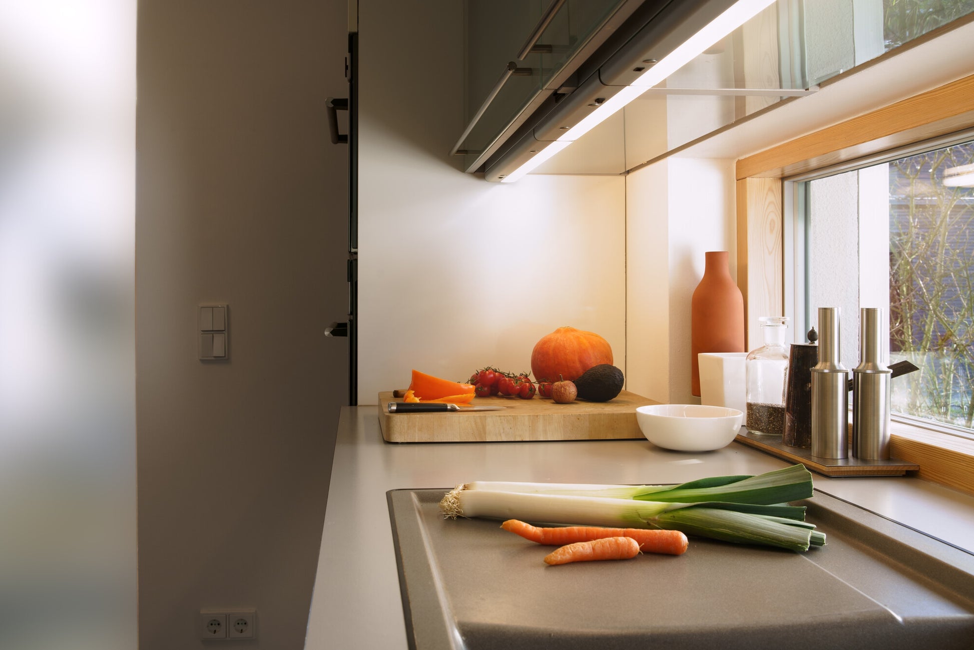 Armatur Linear Flat LED 6W 830, 370 mm