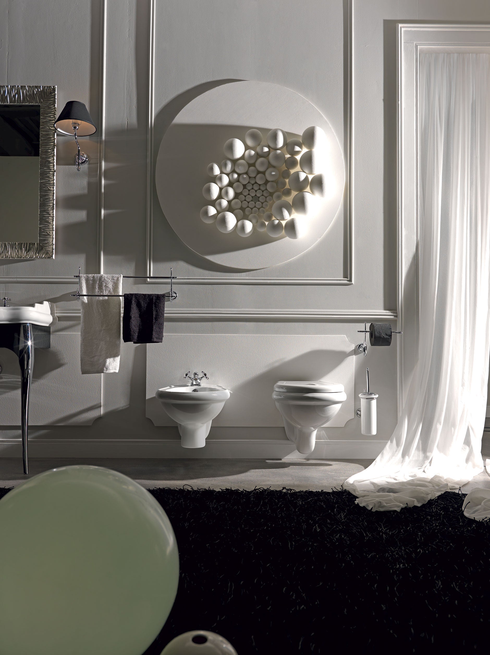 Lavabo Retro væghængt toilet, hvid
