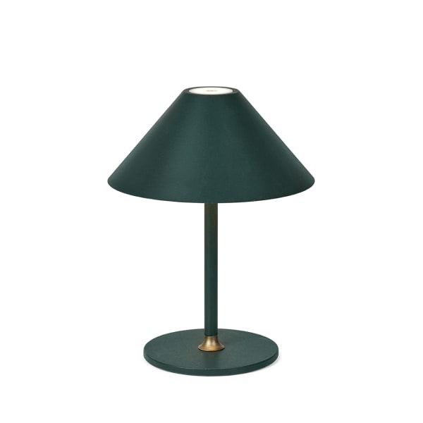 "HYGGE" Batteri bordlampe - mørke grøn
