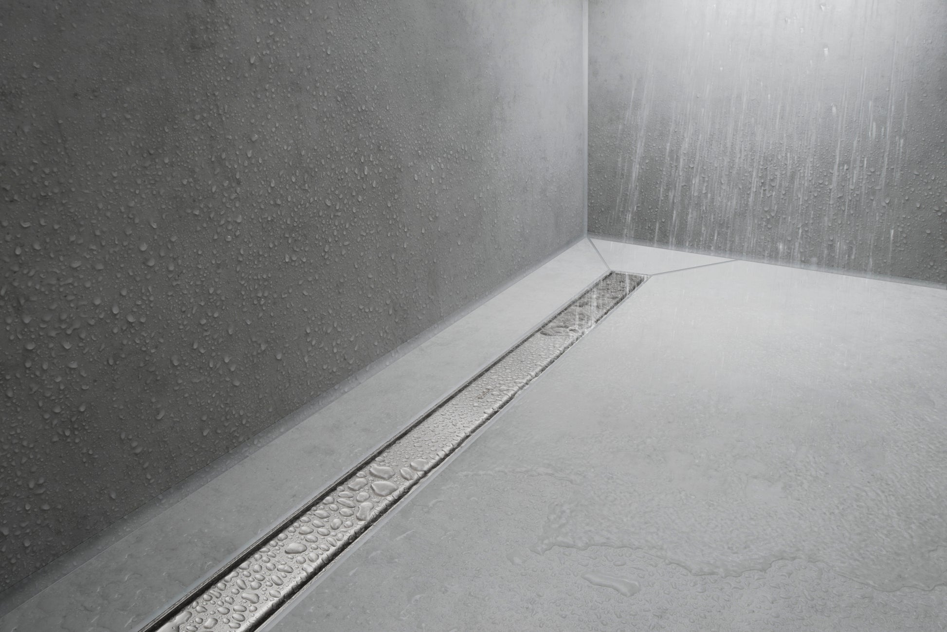 Hansgrohe RainDrain Match afløbsrende 700mm kappesæt højdejustbar ramme t/fliser