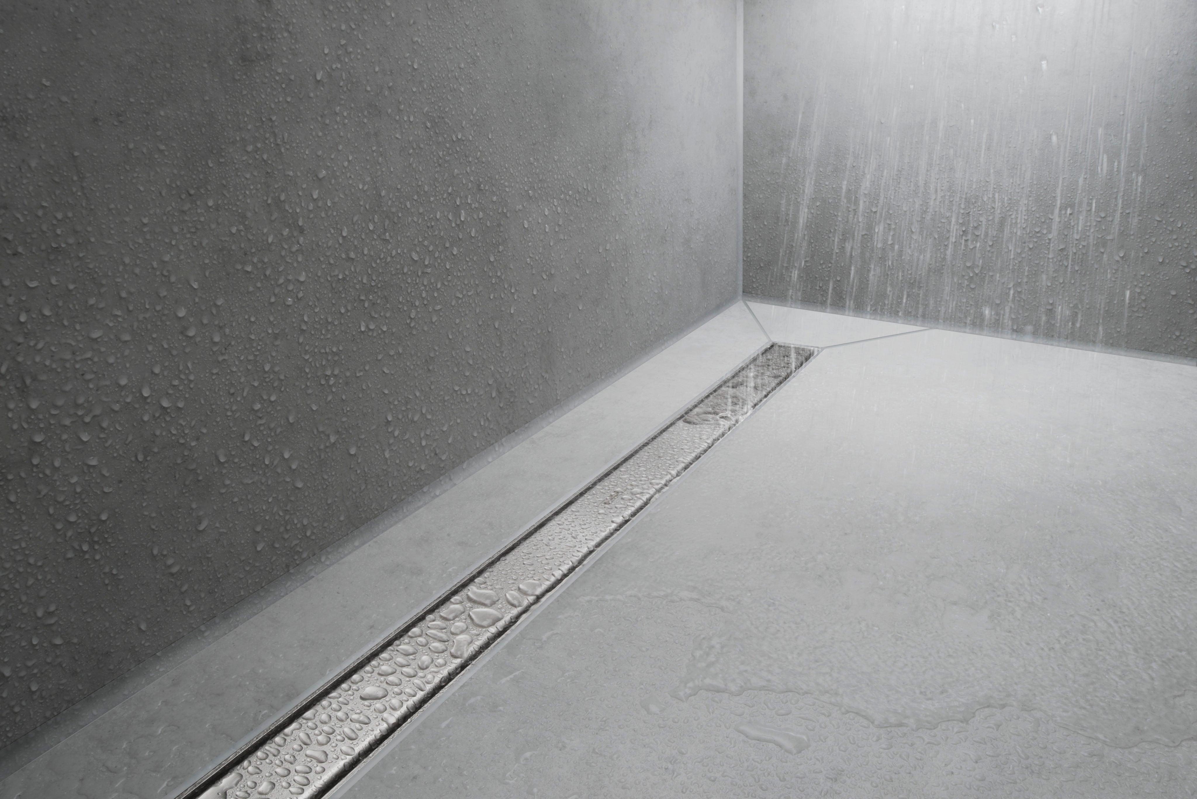 Hansgrohe RainDrain Match afløbsrende 700mm kappesæt højdejustbar ramme t/fliser