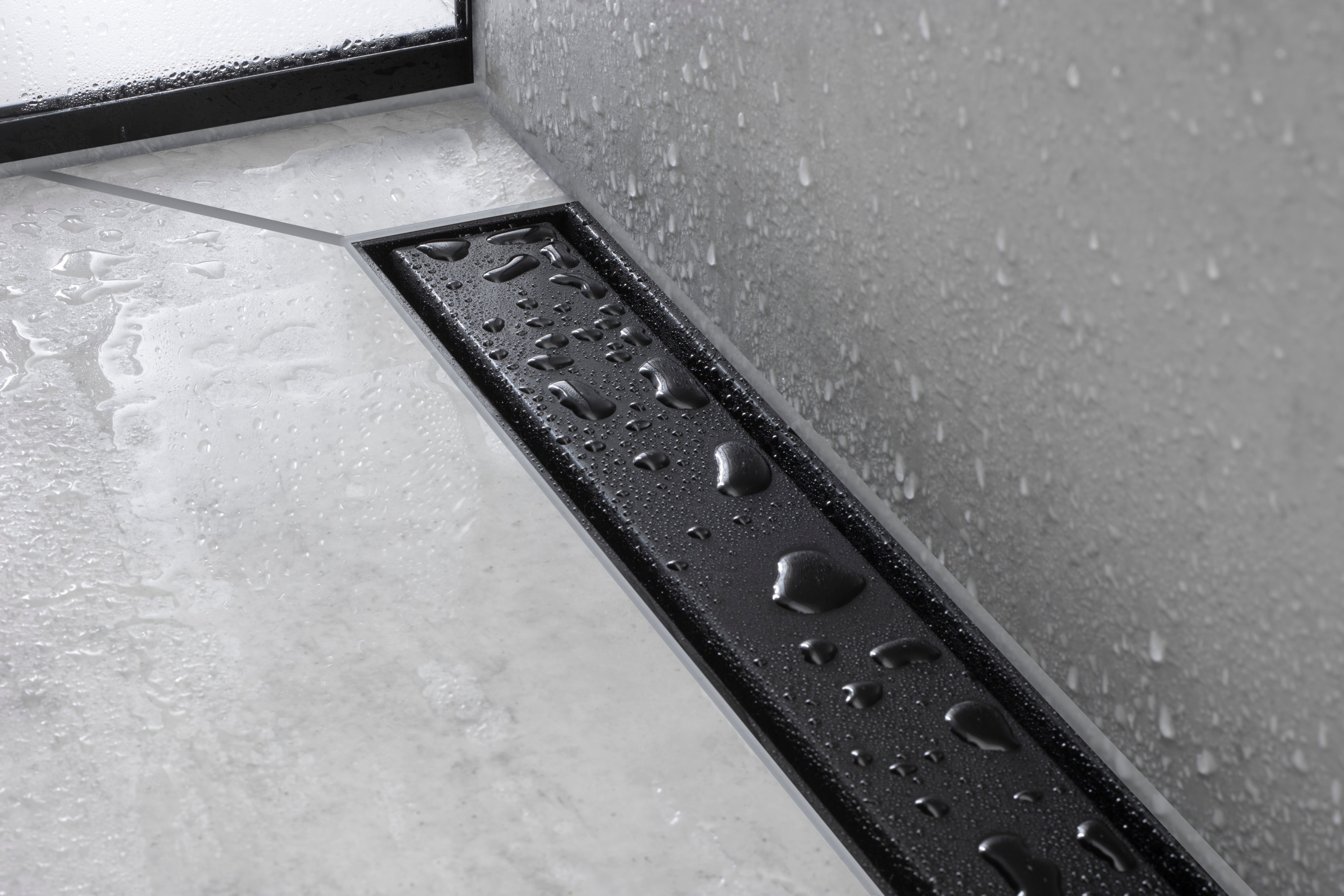 HANSGROHE afløbsrende 1000mm kappesæt højdejustbar ramme t/flise