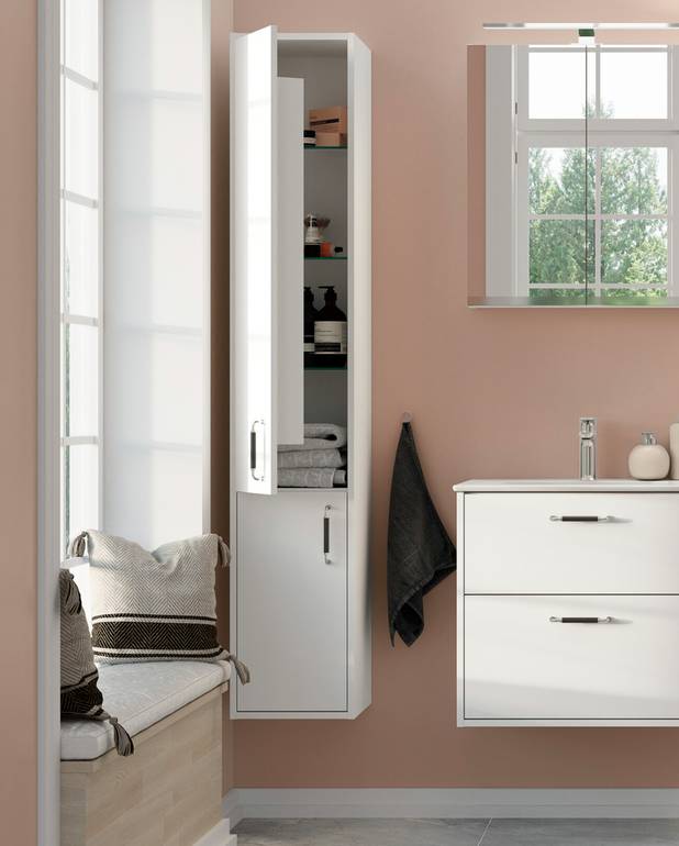 GUSTAVSBERG højskab 1650x300x320mm 2låger hvid