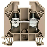 WDU gennemgangsklemme 16mm² beige for dinskinne