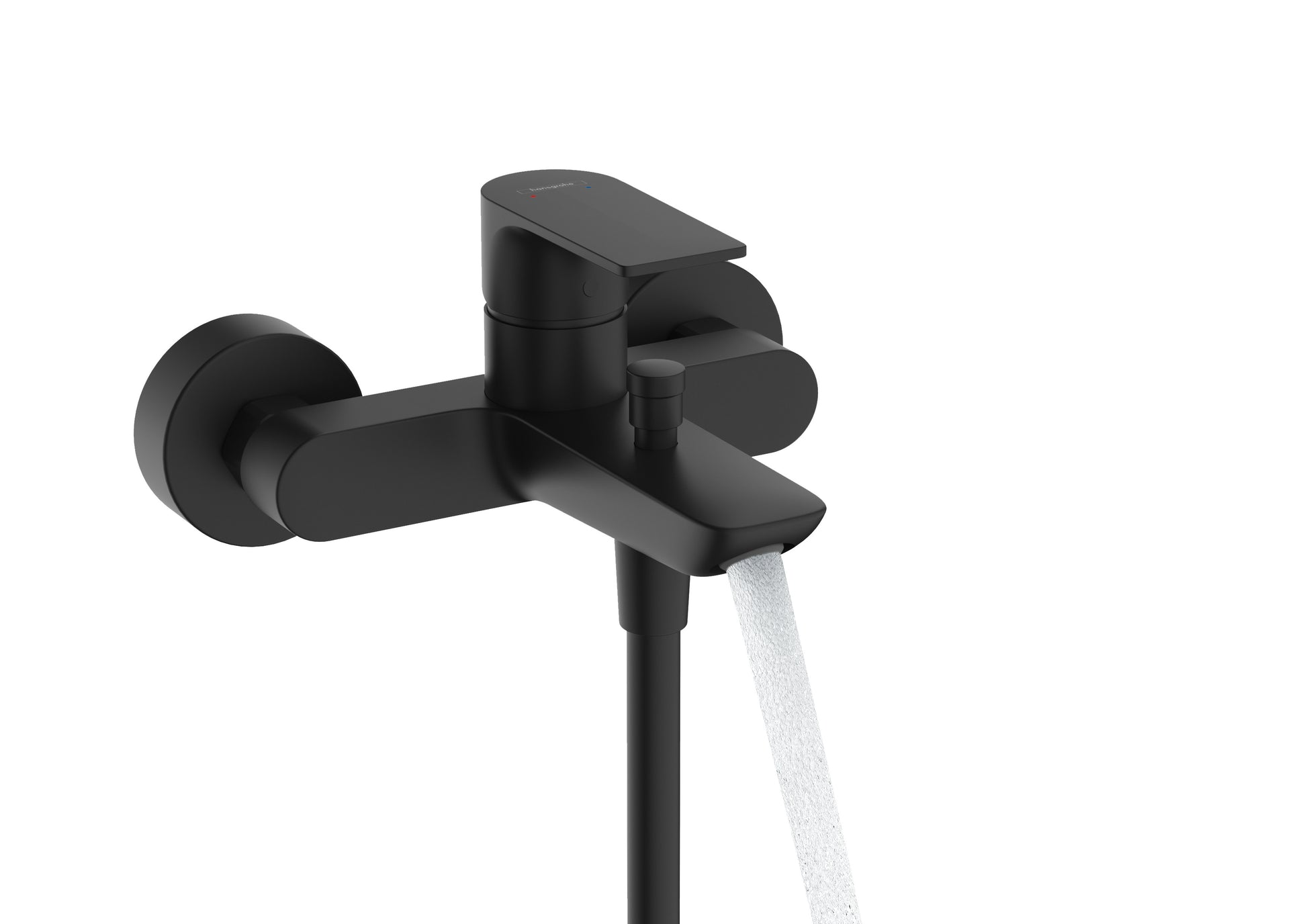 Hansgrohe Rebris E kar-/brusearmatur, mat sort