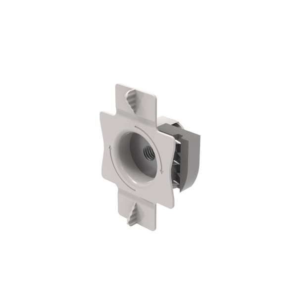 Glidemøtrik m/holder. E41AAM10 M10 (50) ZnNi