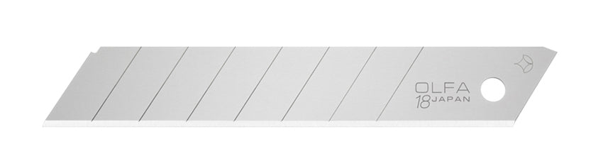Olfa blade LB-10B til bræk af-kniv, 18 mm, 10 stk.
