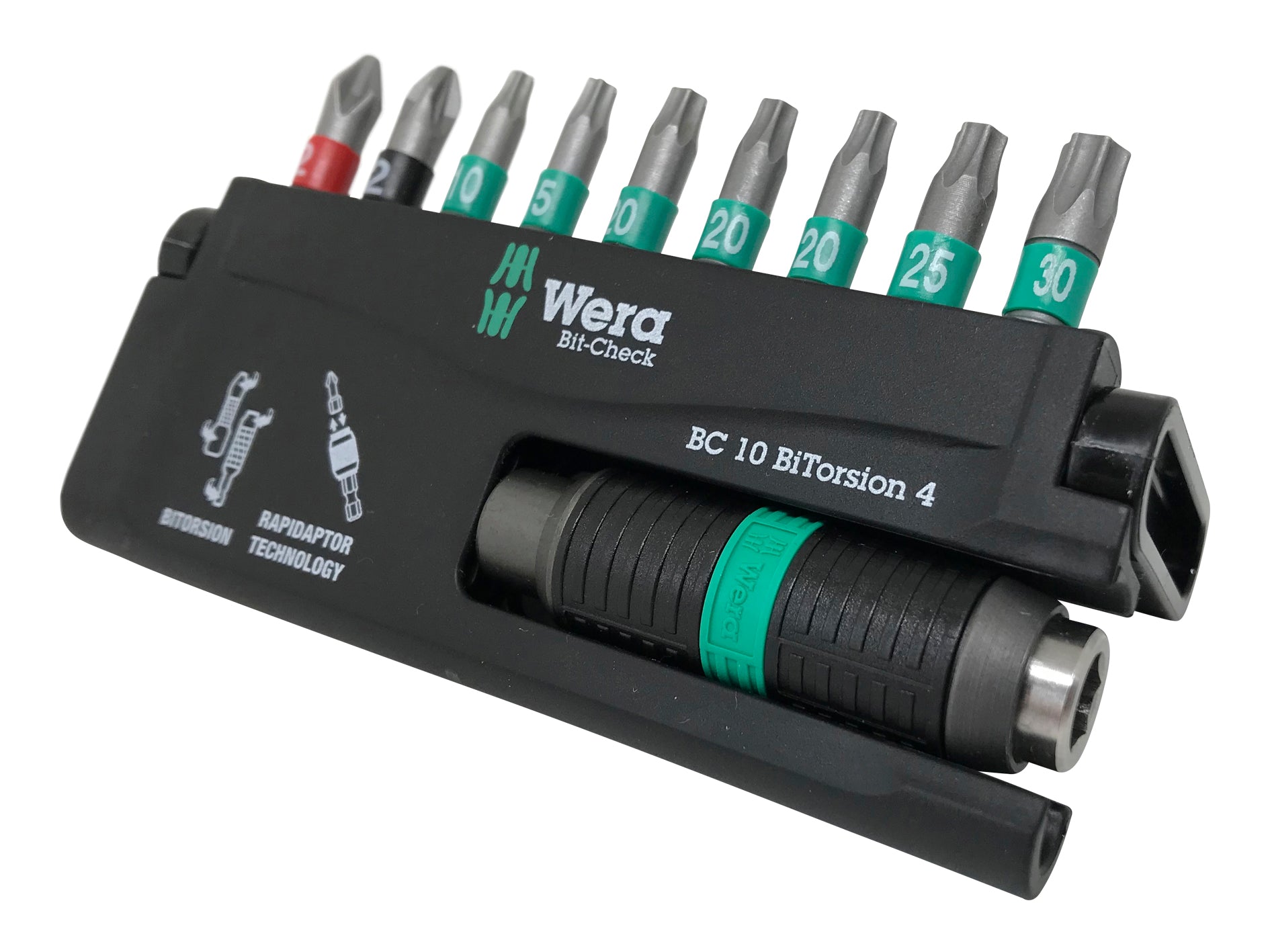 Wera Bit-Check 10 BiTorsion 4 HJS