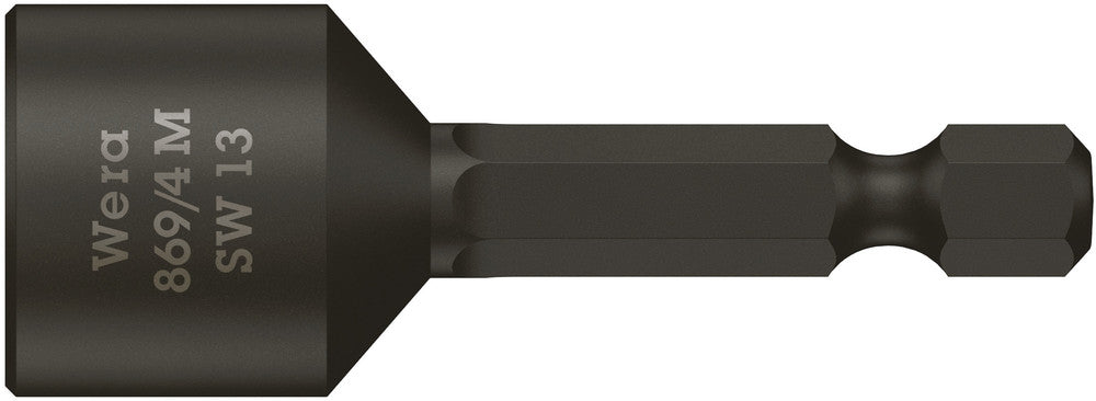 Wera magnettop 869/4 M, 6-kant, 1/4", 13,0 x 50 mm