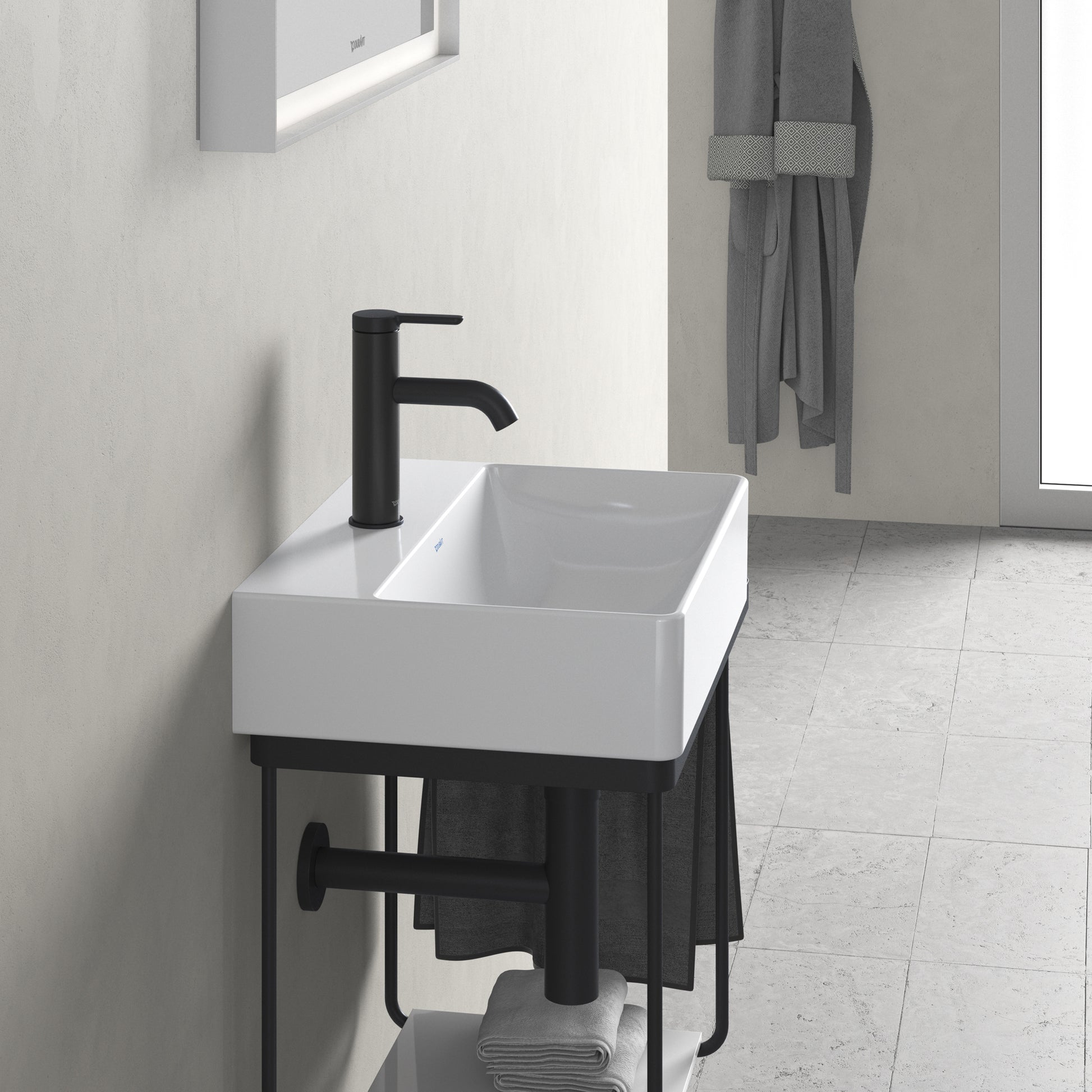 durasquare vask 45x35cm, wg