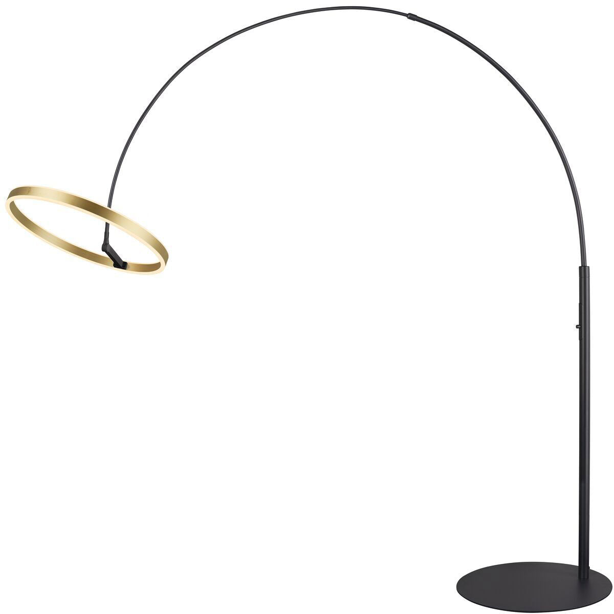 One Bow FL, Standerlampe 20W 1200/1200lm 927/930, sort/messing