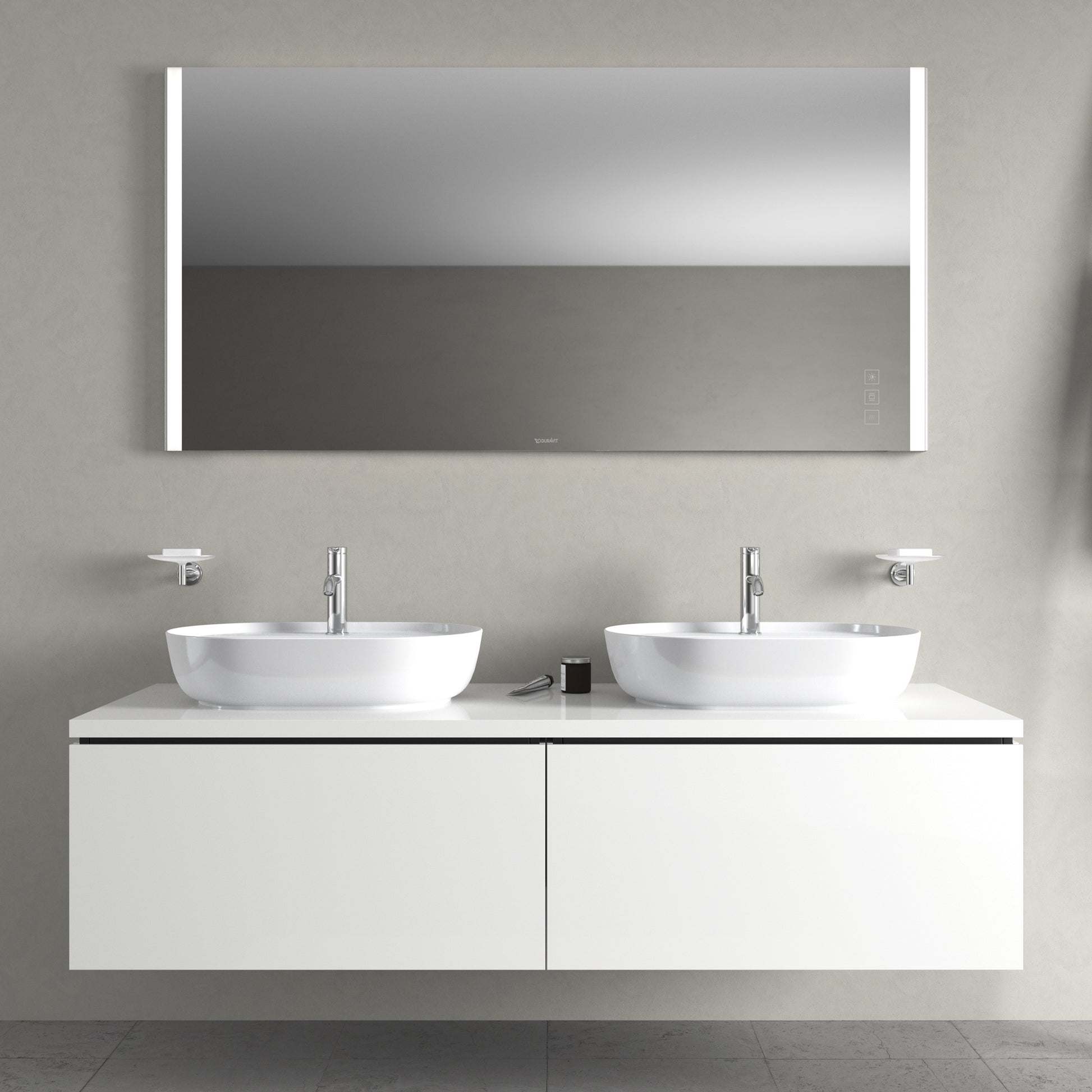 Luv bowle til bord 600x400mm med hanehul uden overløb