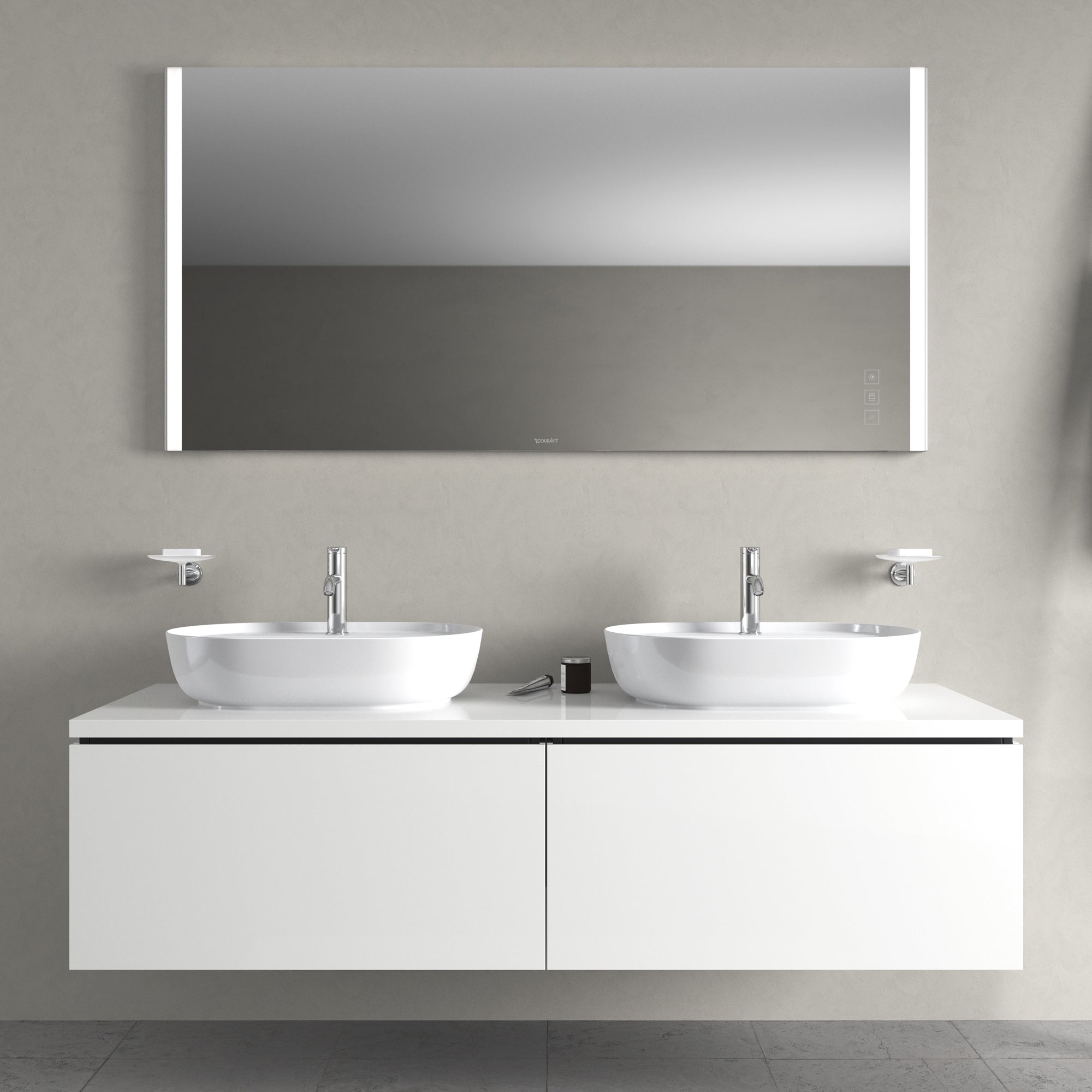 Luv bowle til bord 600x400mm med hanehul uden overløb