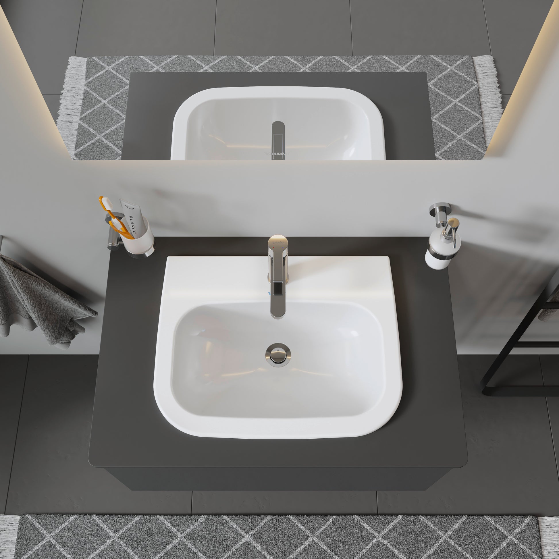 Duravit D-code vask til nedfældning