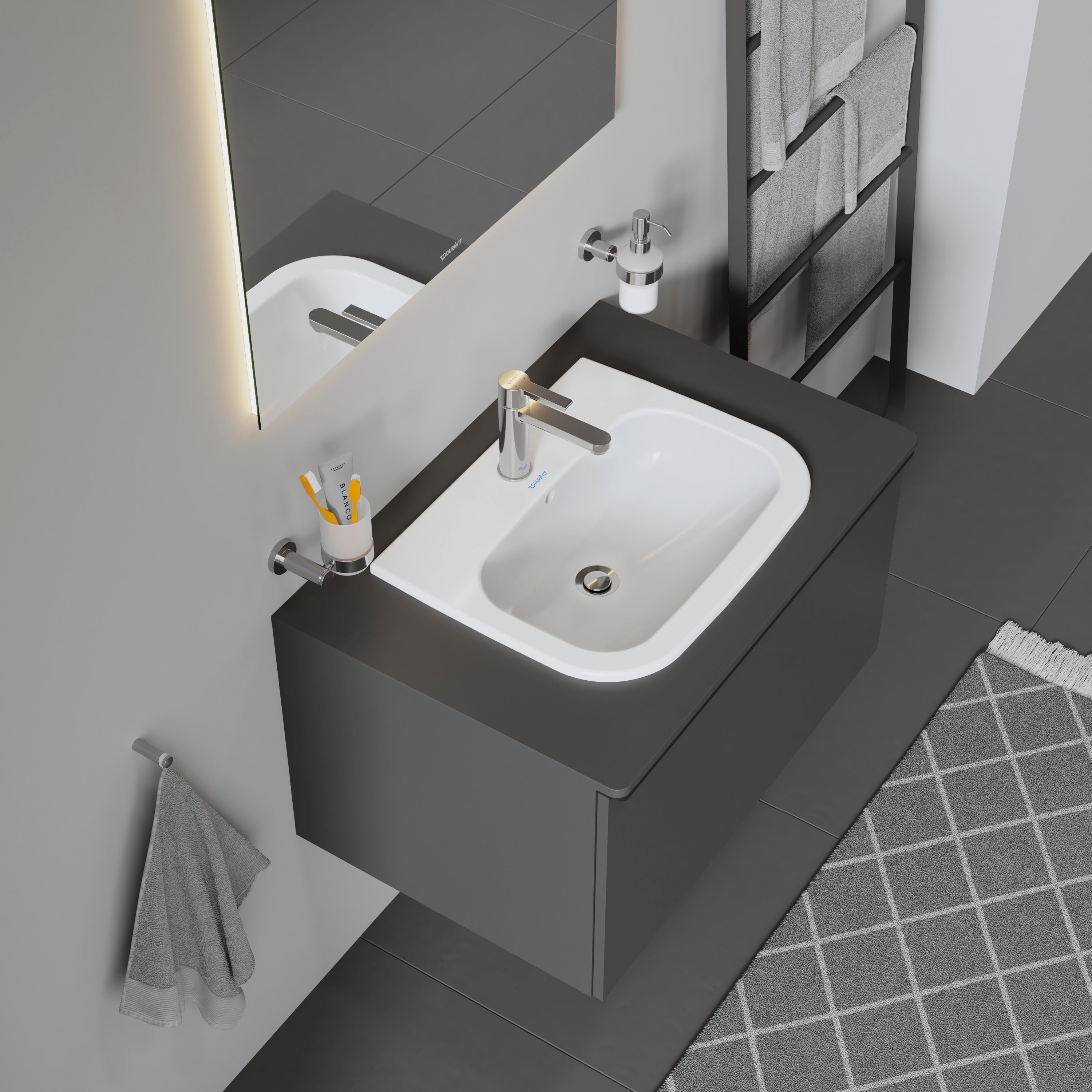 Duravit D-code vask til nedfældning
