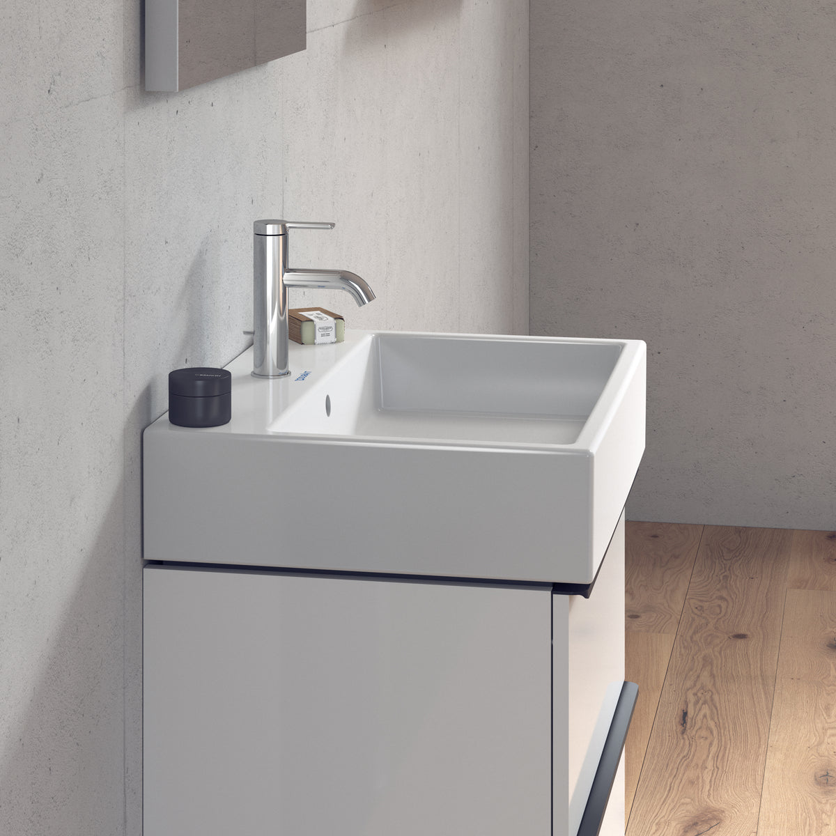 vero air vask 60x47cm med hanehul, overløb og wondergliss