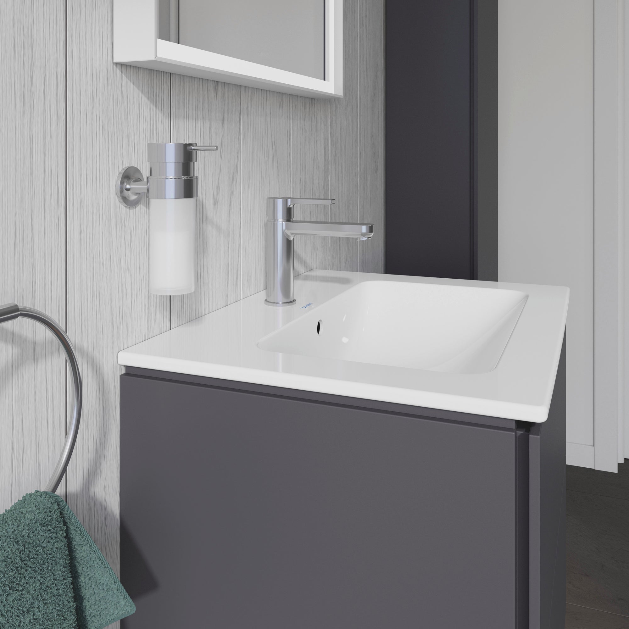 Duravit ME by Starck vask 63x49cm med hanehul og overløb
