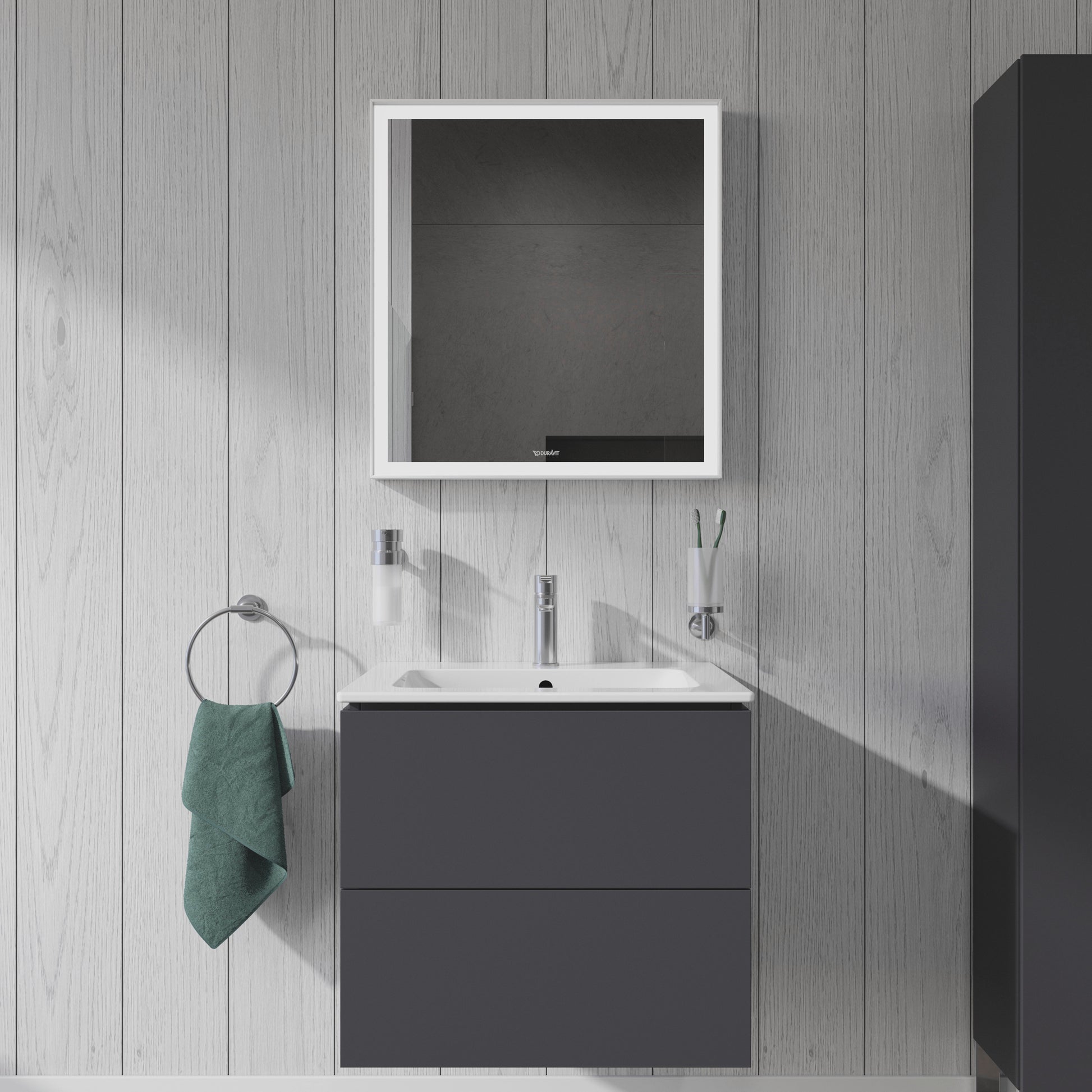 Duravit ME by Starck vask 63x49cm med hanehul og overløb