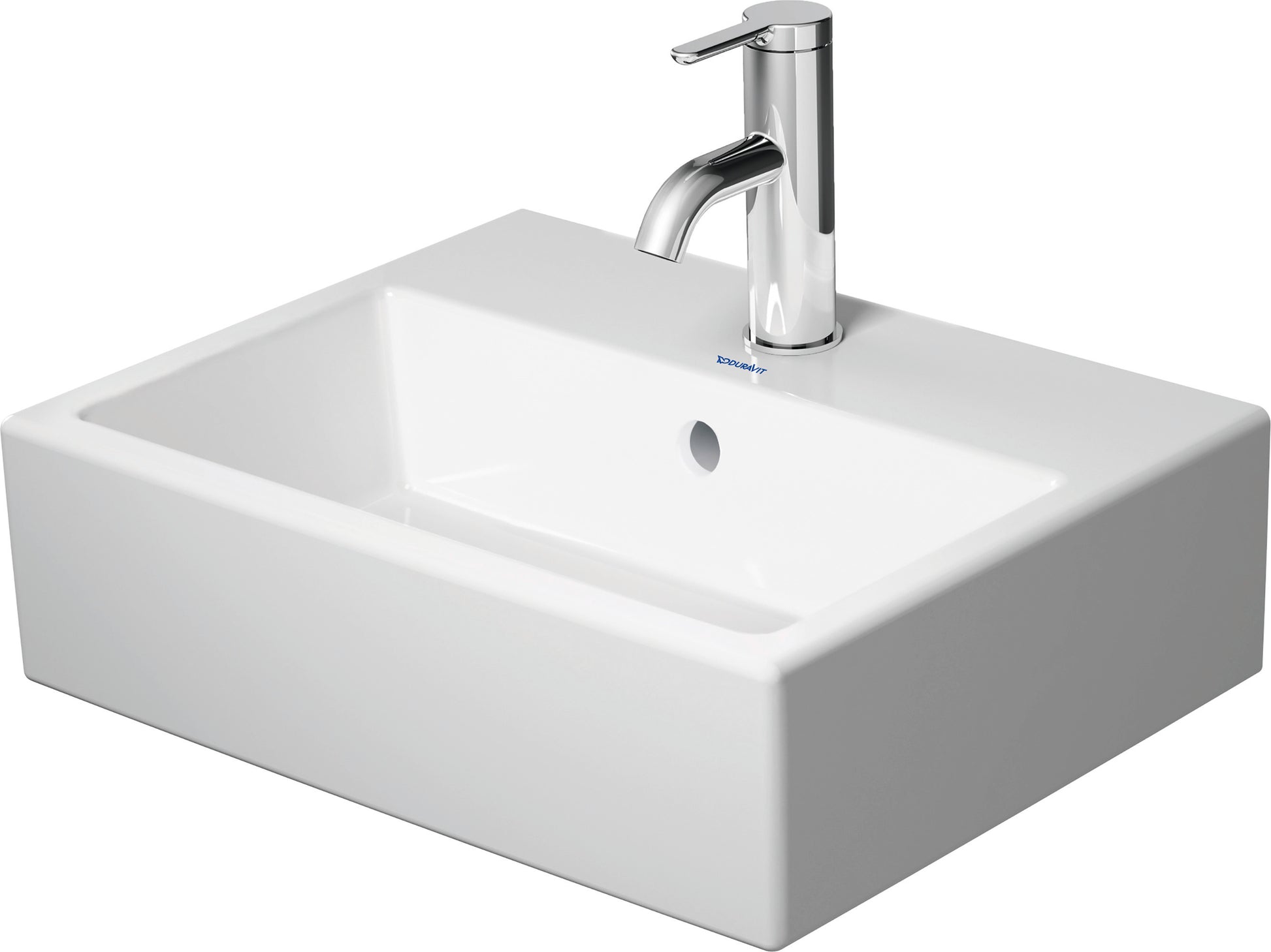 Duravit Vero Air vask 45x35cm uden hanehul medoverløb, wondergliss