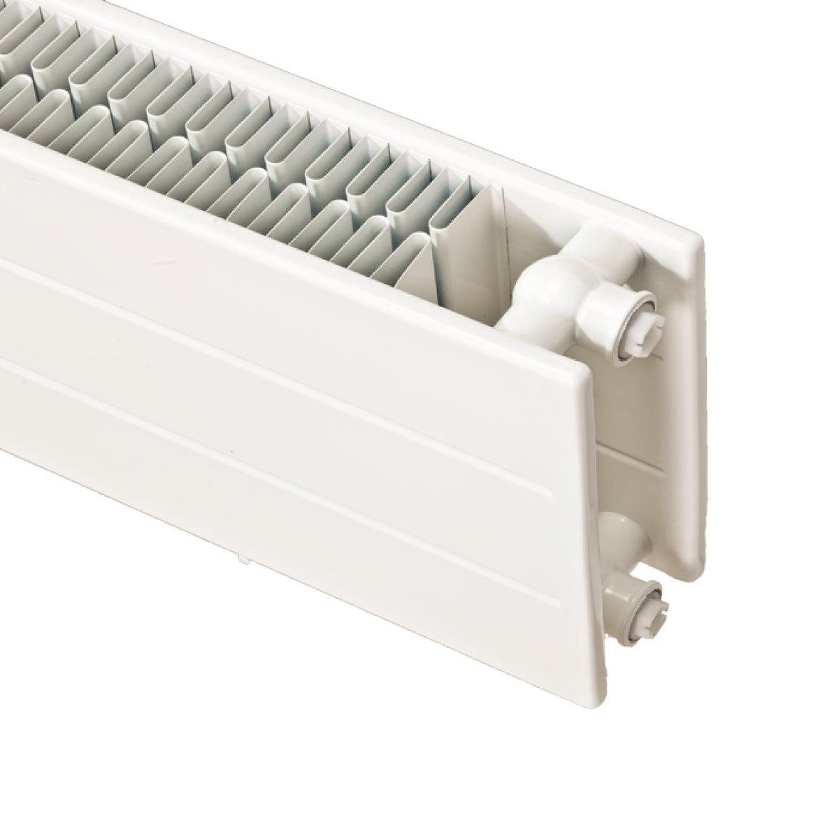 Hudevad LK konvektor H210 T22/3-20 L2800 ABCD 4x1/2" RAL9016
