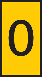 LEDNINGSMÆRKE 0 GUL W1