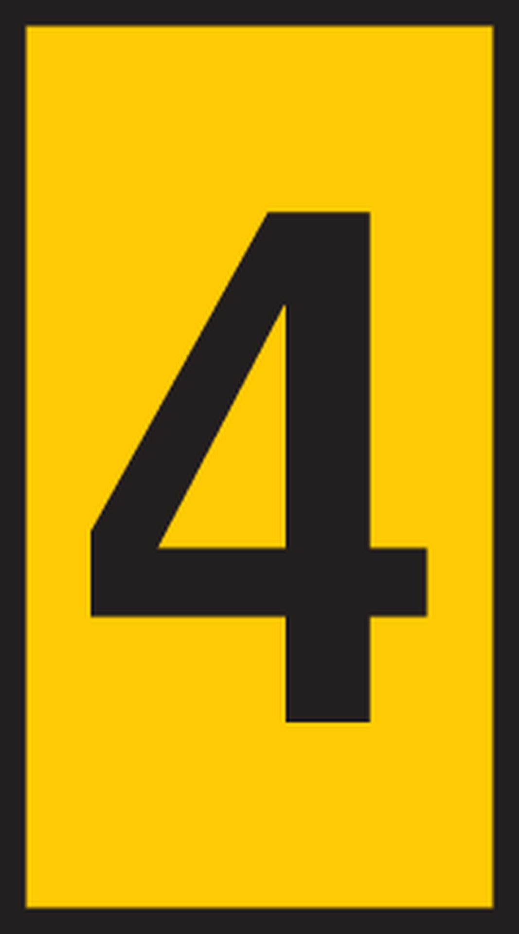 LEDNINGSMÆRKE 4 GUL W2