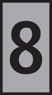 LEDNINGSMÆRKE 8 GRÅ W2