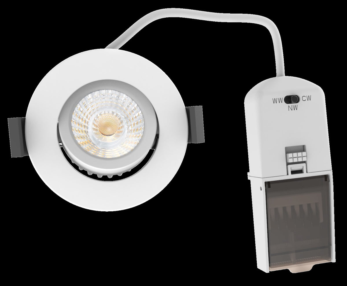 Tano downlight 5W CCT 500lm, hvid