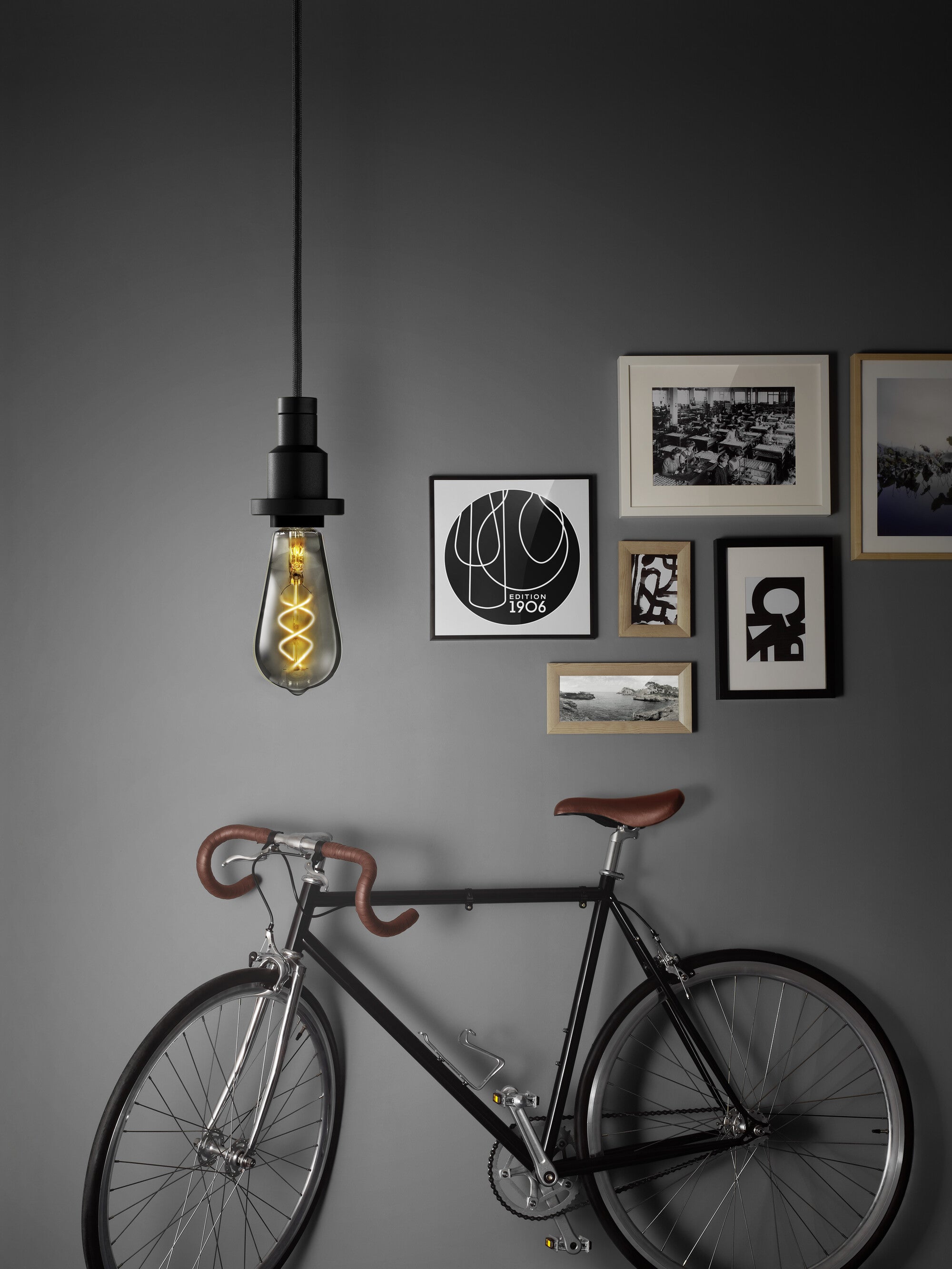 1906 EDISON 4W/818 (16W) RØG E27