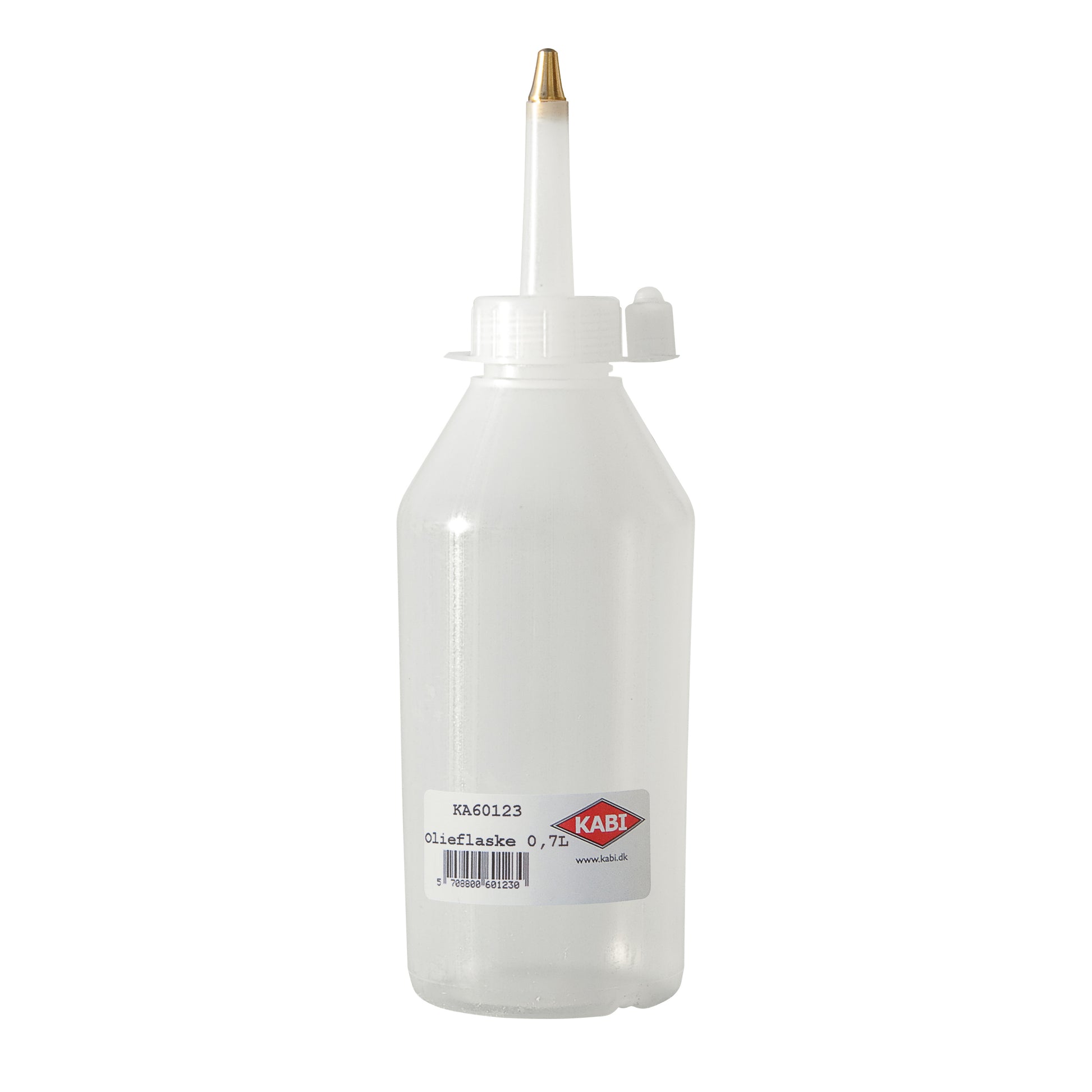 Kabi olieflaske med messingspids, 0,7 l