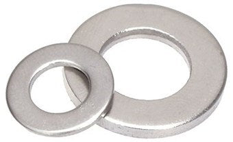 Skive M8, 8,4 x 16 x 1,6 mm, A2, DIN 125