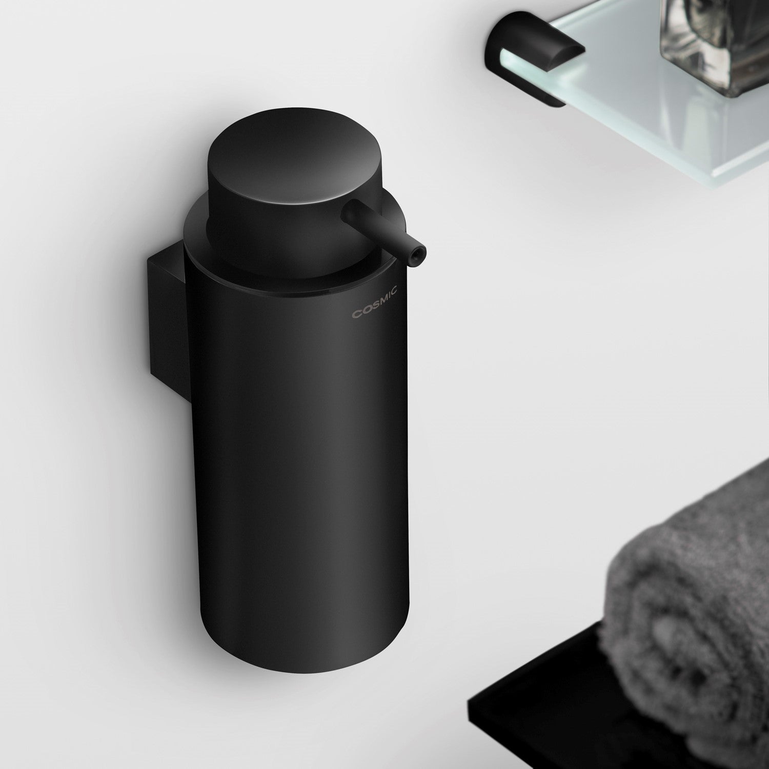 Cosmic Logic væghængt sæbedispenser 200 ml mat sort
